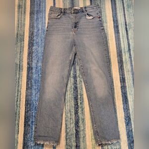 Zara Denim Mid-Rise Skinny Jeans